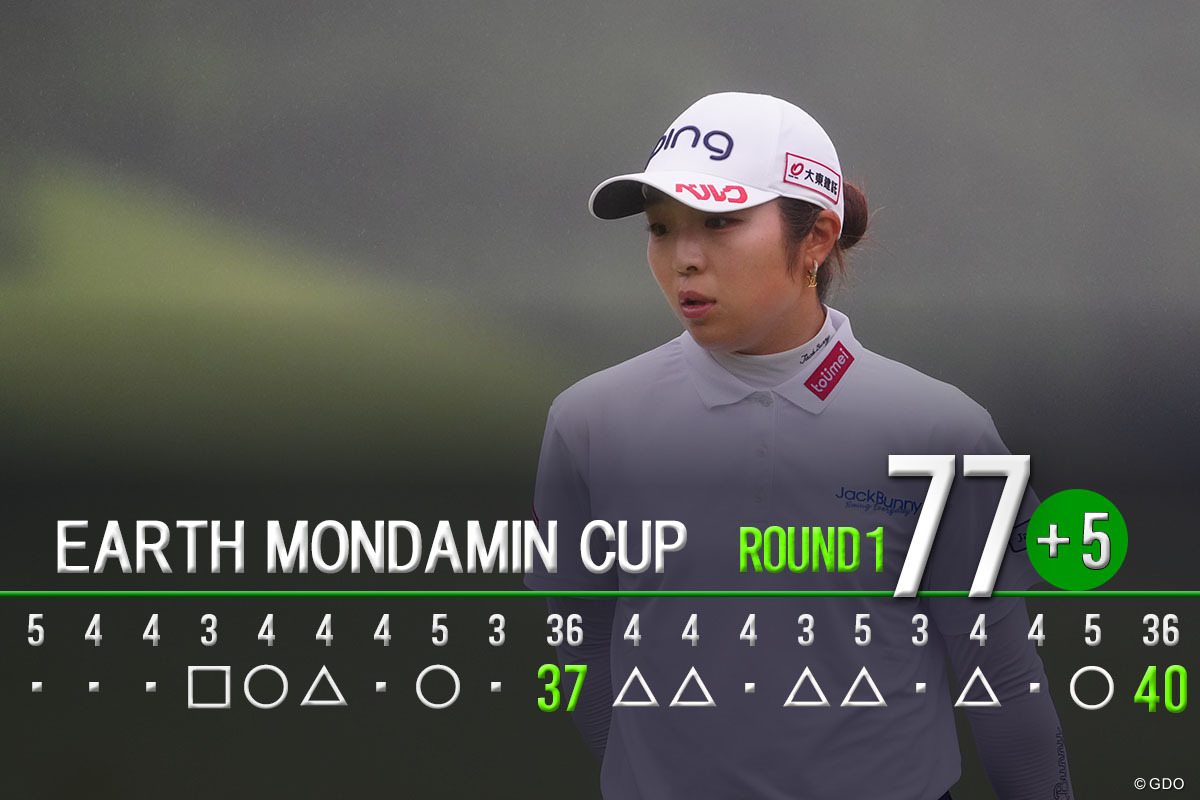 画像詳細 2026年 アース・モンダミンカップ 初日 佐久間朱莉 佐久間朱