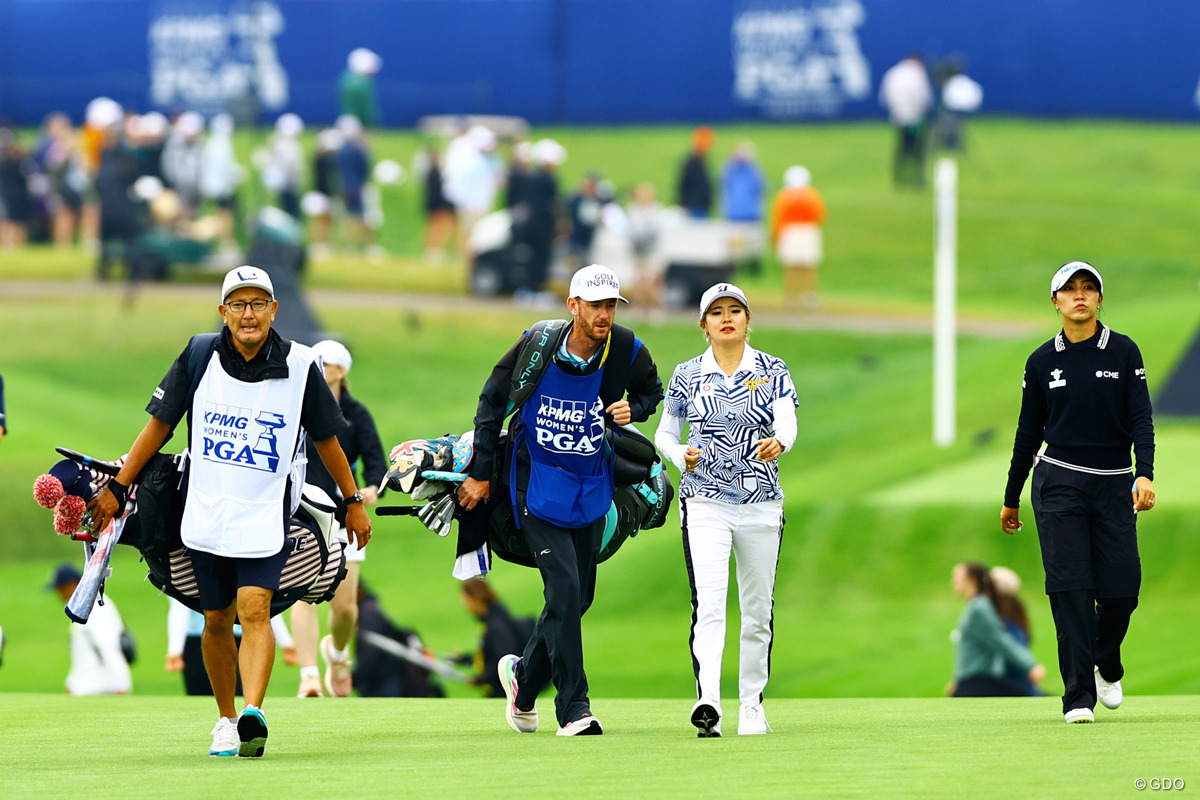 元世界ランク1位リディア・コー（右）との競演 2026年 KPMG全米女子プロゴルフ選手権 4日目 桑木志帆 リディア・コー