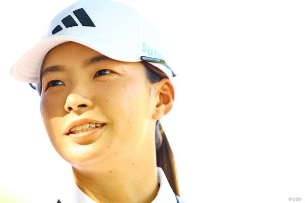渋野日向子 渋野日向子が「エビアン選手権」初日のプレーを開始した