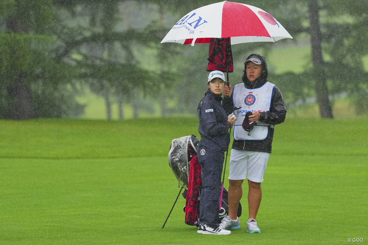 雨ニモマケズ 2026年 ミネベアミツミレディス北海道新聞カップ 2日目 長澤愛羅