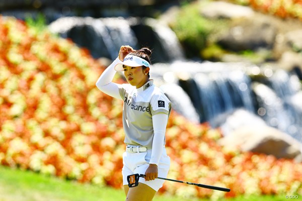 2026年 アムンディ エビアン選手権 2日目 山下美夢有 山下美夢有が5位に浮上した