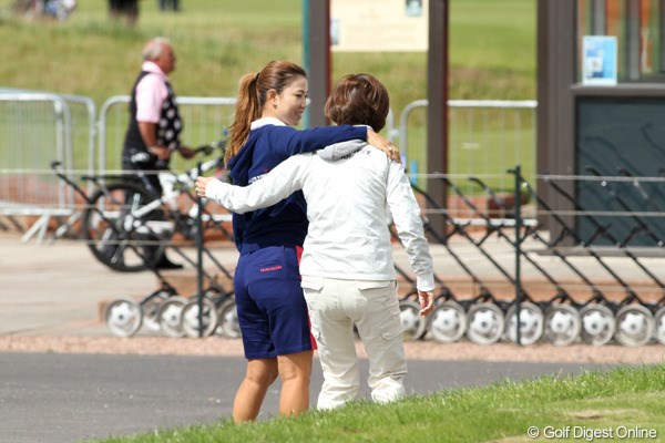 2011年 全英リコー女子オープン 事前情報 仲良し親子／上田桃子