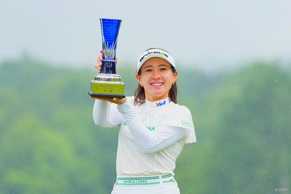2026年 ミネベアミツミレディス北海道新聞カップ 最終日 永井花奈 涙の9年ぶりツアー通算2勝目を飾った永井花奈
