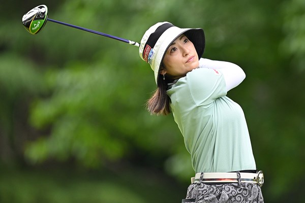 2026年 あおもりレディスオープンゴルフトーナメント 2日目 宅島美香 18年ぶりタイトルに前進した宅島美香 (Kenta Harada/JLPGA via Getty Images) ※撮影は2026年「ロイヤルメドウカップ」