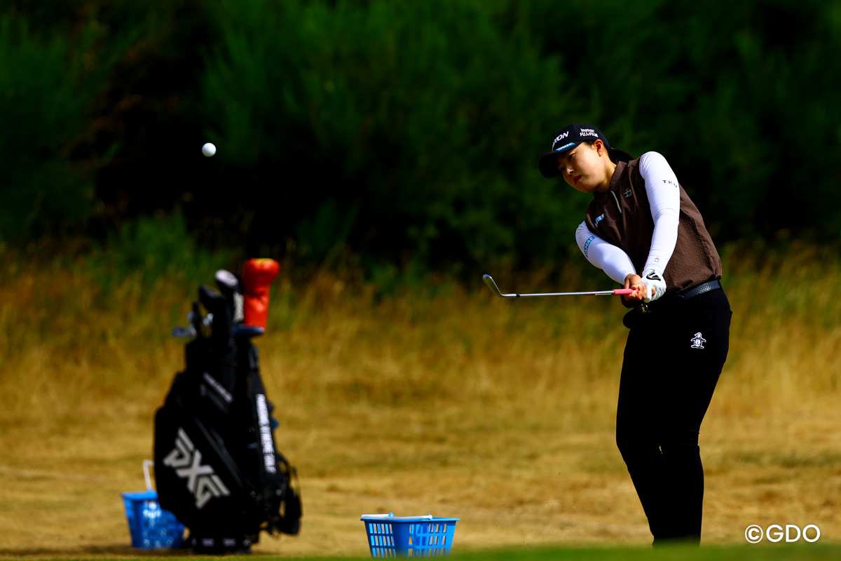 きょうは練習場で調整 2026年 ISPS Handa スコットランド女子オープン 事前 竹田麗央
