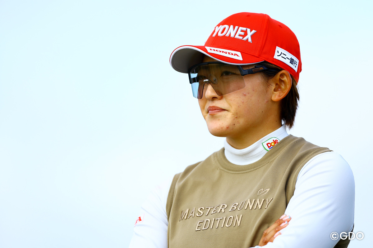 今日は赤キャップ 2026年 ISPS Handa スコットランド女子オープン 2日目 岩井千怜