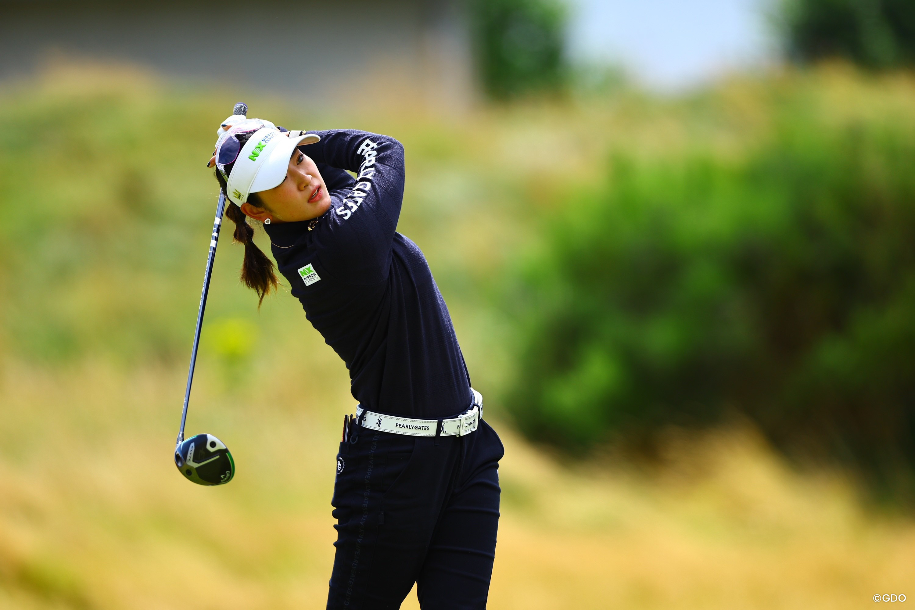 ドライバーショットで3日目をスタート 2026年 ISPS Handa スコットランド女子オープン 3日目 原英莉花