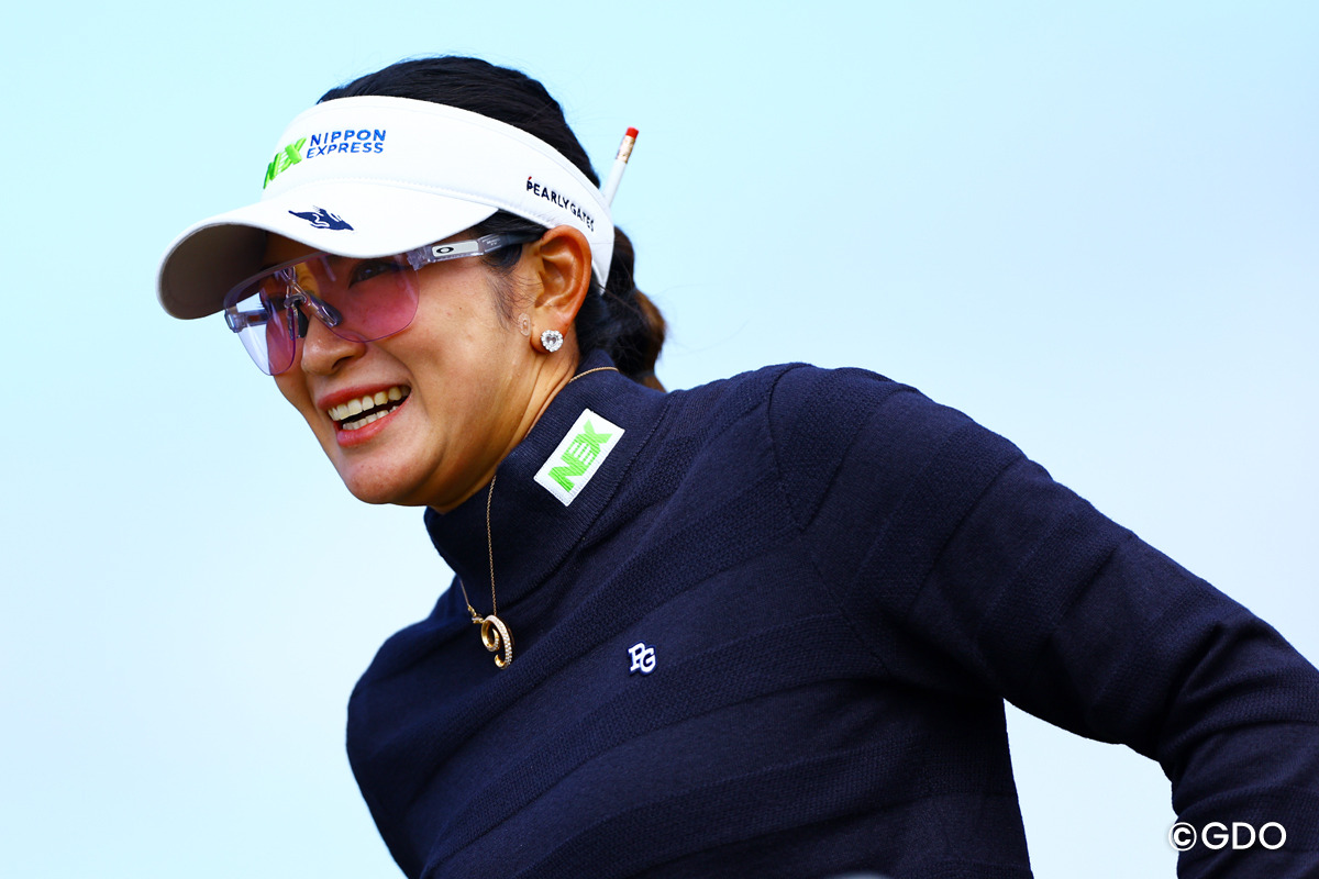 このサングラスが似合う人はなかなかいない。めちゃ似合います 2026年 ISPS Handa スコットランド女子オープン 3日目 原英莉花