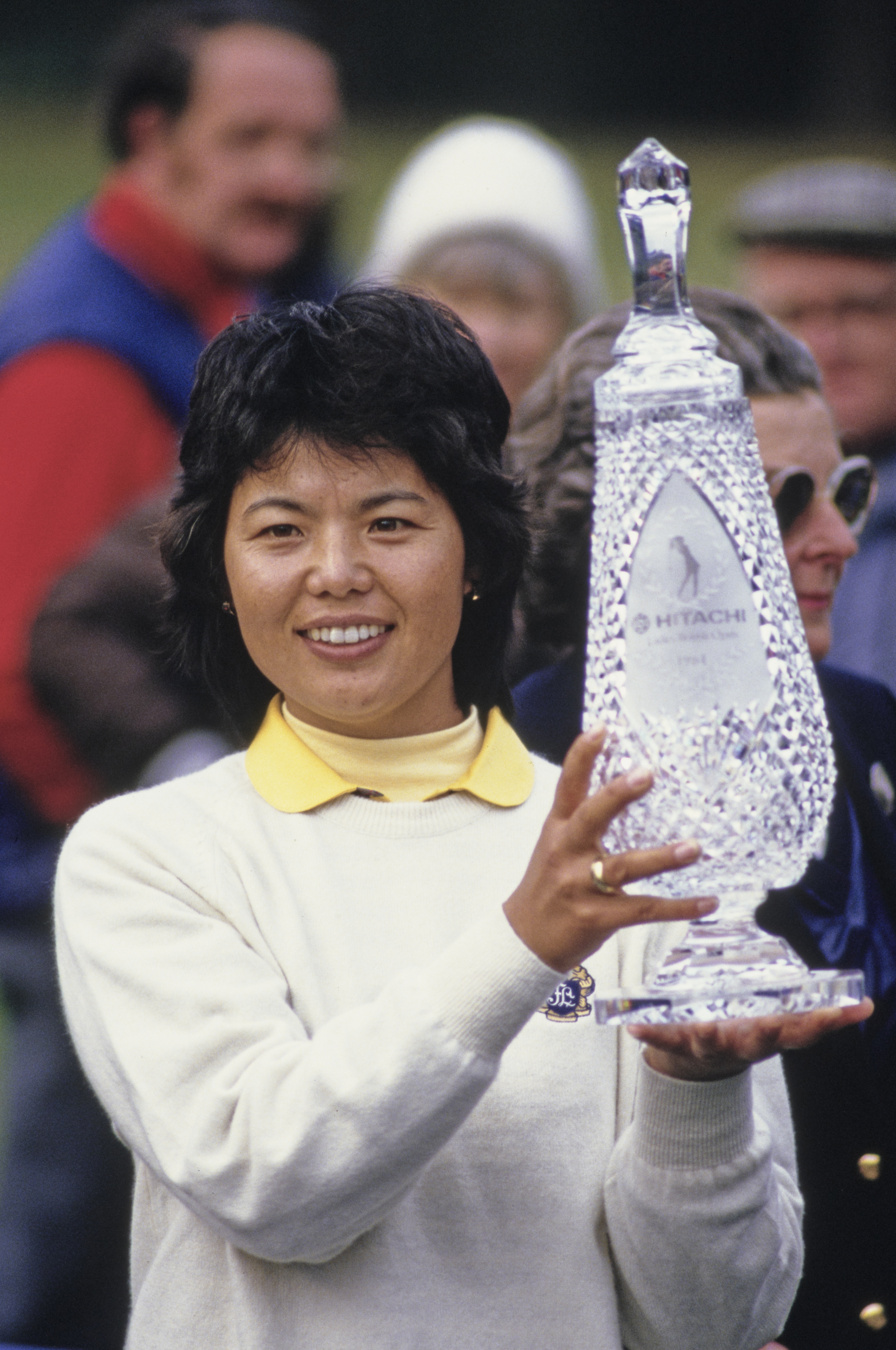 岡本綾子は1984年に日本勢として初めて全英女子オープンを制した(Simon Miles/Allsport/Getty Images) 1984年 全英女子オープン 最終日 岡本綾子