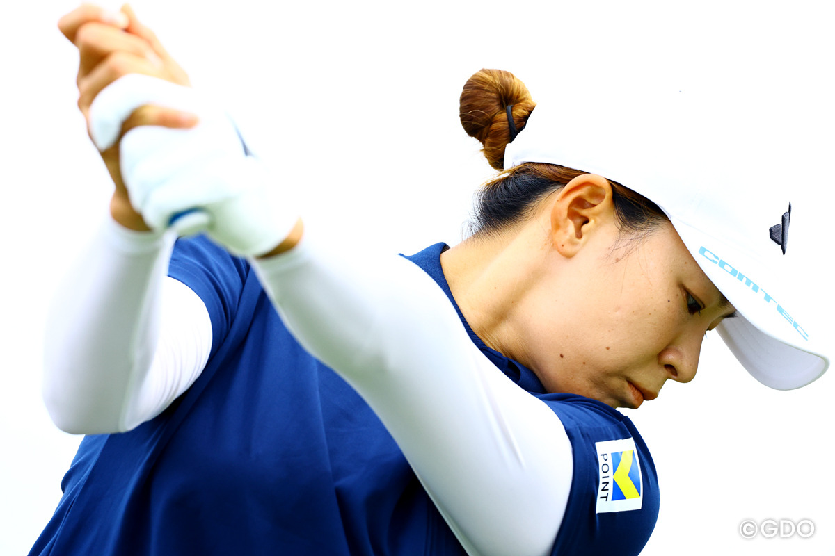 今日は練習場で調整 2026年 AIG女子オープン（全英女子） 事前 渋野日向子