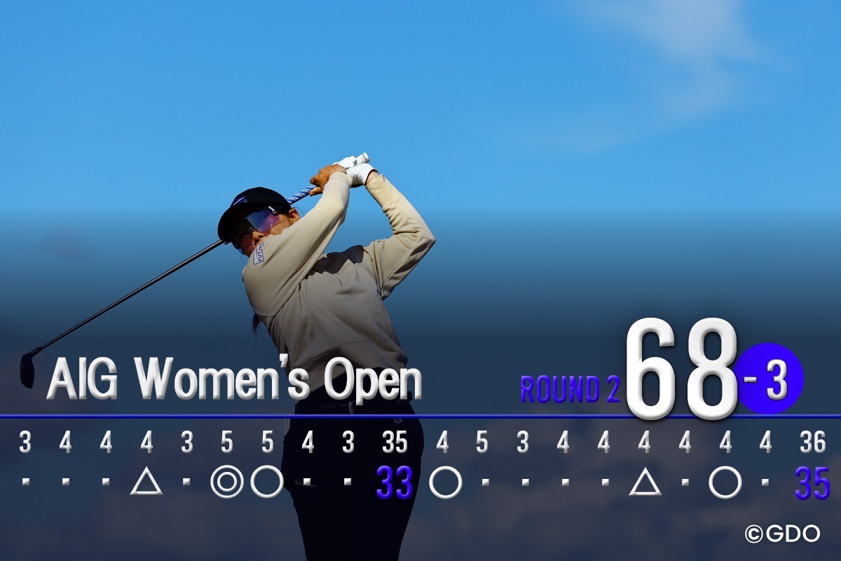 2026年 AIG女子オープン（全英女子） 2日目 勝みなみ