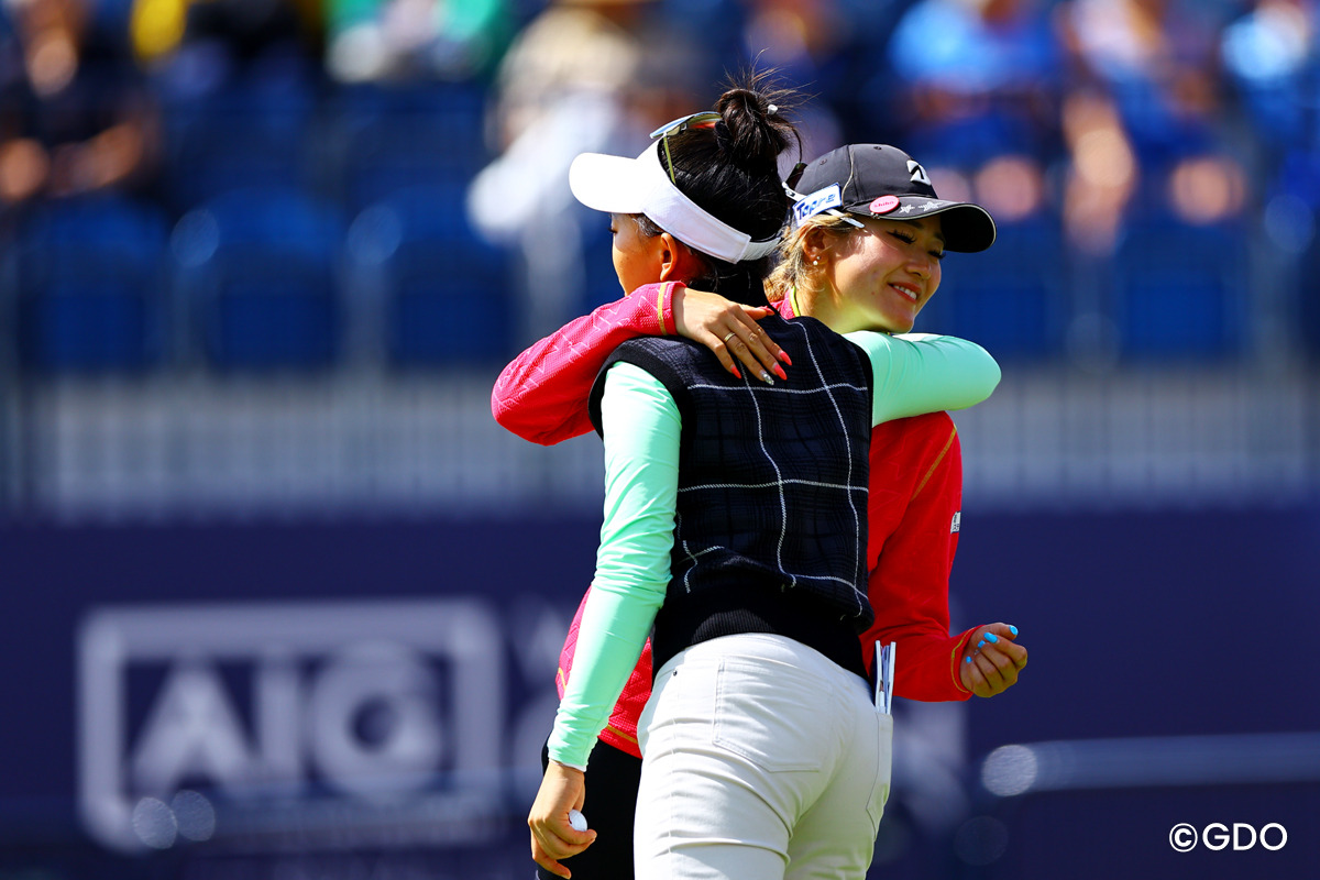 風の中ナイスラウンド 2026年 AIG女子オープン（全英女子） 2日目 桑木志帆