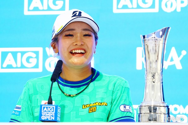 2026年 AIG女子オープン（全英女子） 事前 桑木志帆 誇らしいメジャー優勝会見