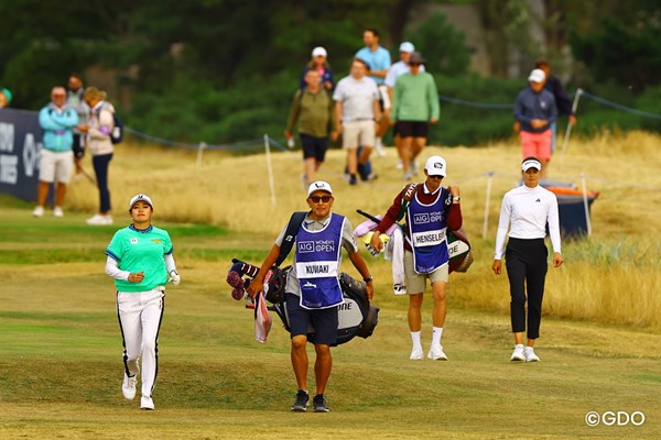 2026年 AIG女子オープン（全英女子） 4日目 桑木志帆 プレーオフ1ホール目は大ピンチをしのいだ