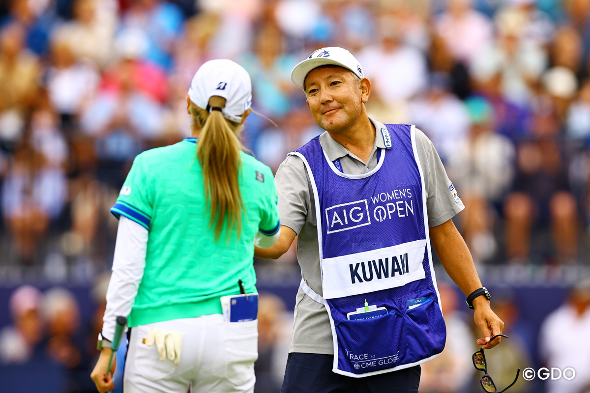 「勝負に出た」桑木志帆の選択 小田亨キャディの14年前のリベンジ大成功