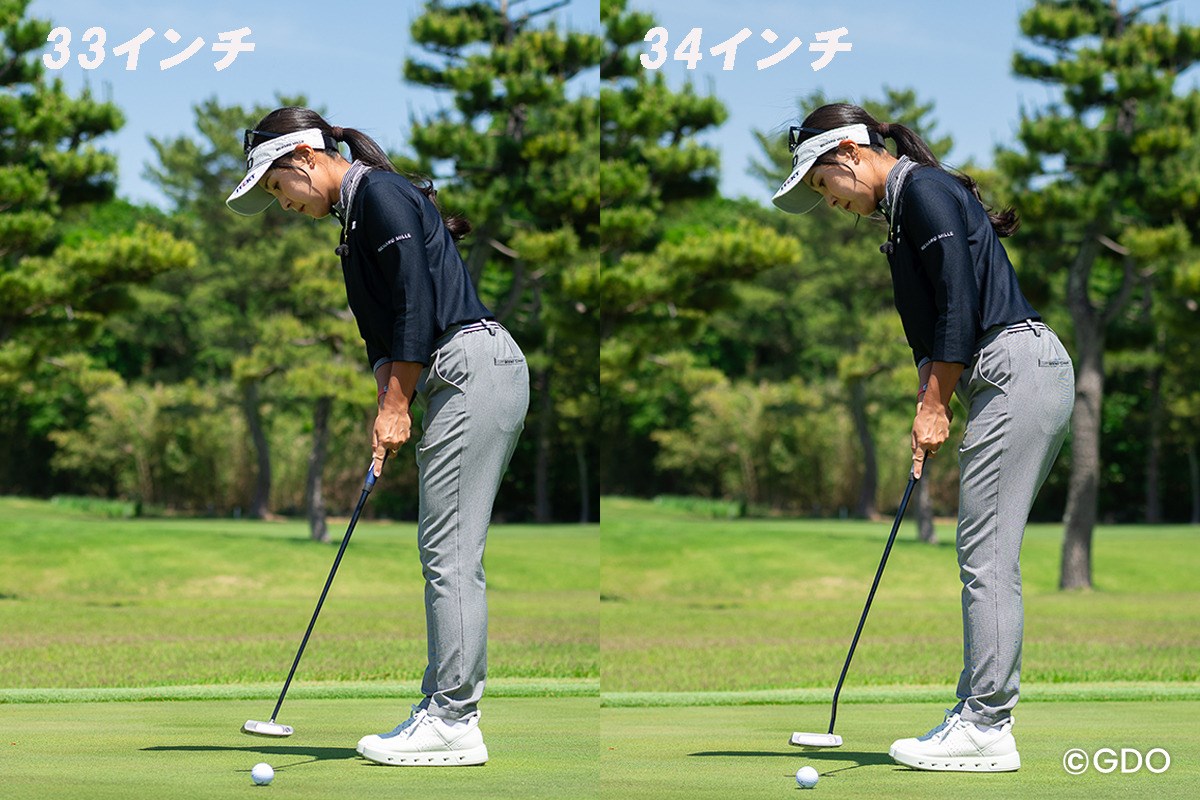 “33＆34インチ” 2本を使い分ける理由は「前傾角とライ角」【青木瀬令奈のThe Putting World#17】