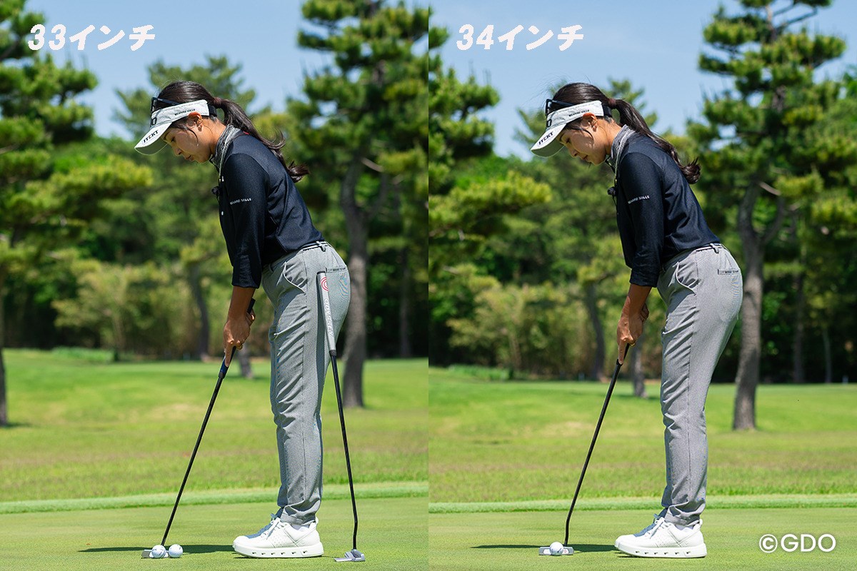 “33＆34インチ” 2本を使い分ける理由は「前傾角とライ角」【青木瀬令奈のThe Putting World#17】
