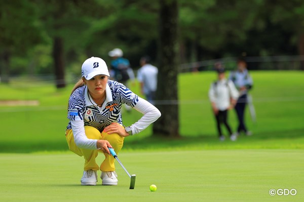 2026年 NEC軽井沢72ゴルフトーナメント 初日 桑木志帆 メジャーチャンピオンの重圧を感じながら