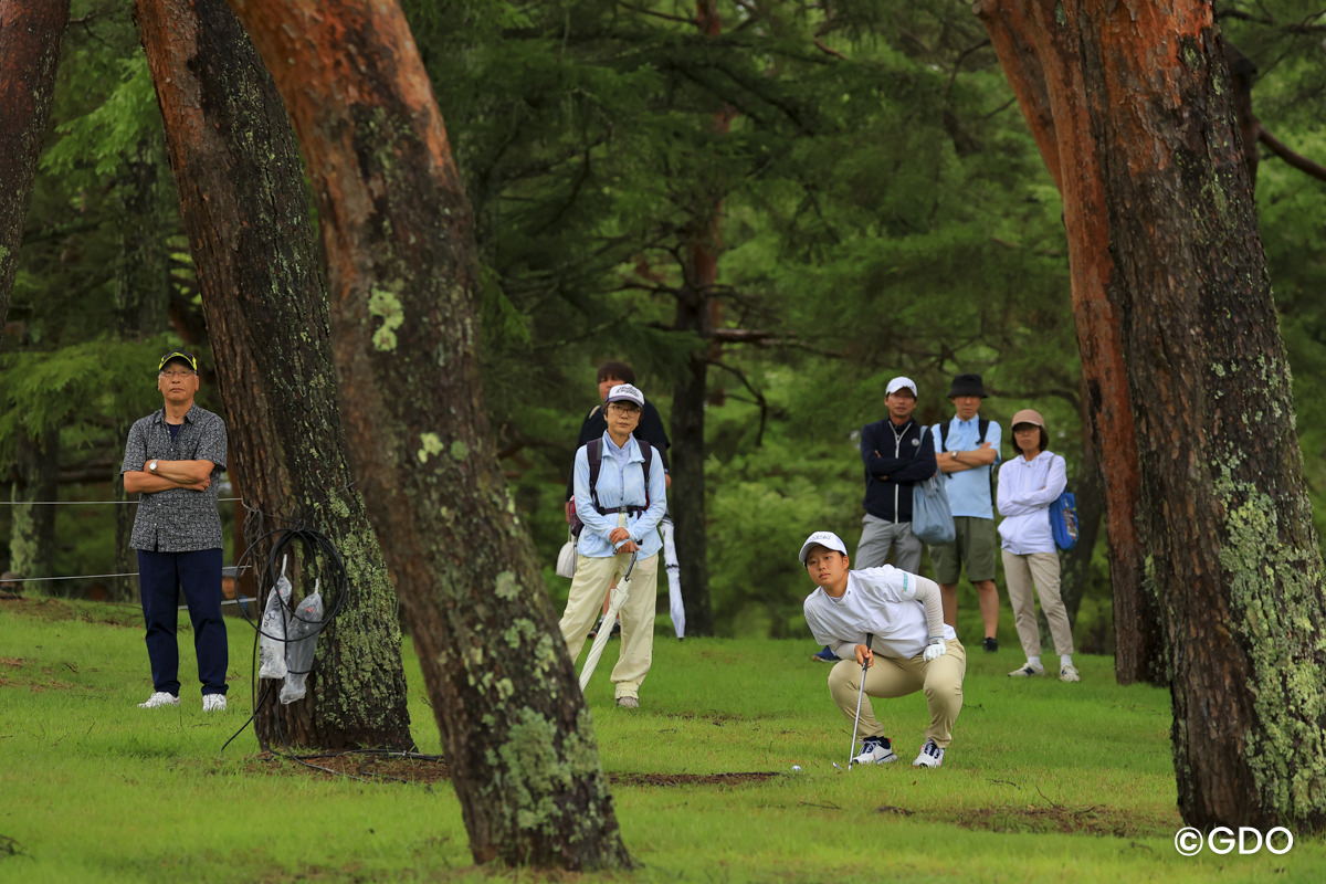 スタートホールいきなり林でもボギーはここだけ 2026年 NEC軽井沢72ゴルフトーナメント 初日 廣吉優梨菜