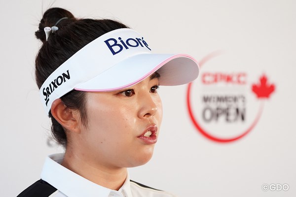 山下美夢有が昨年「全英女子」以来の首位ターン