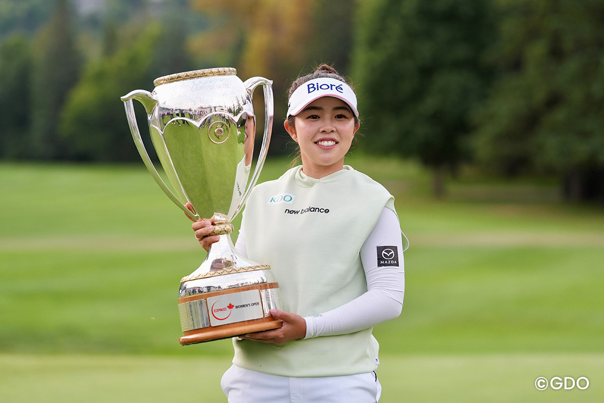 山下美夢有が今季ツアー最大の9打差圧勝、“完全”で4勝目 吉田優利は自己最高2位