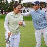 自己最高2位・吉田優利はシャンパンで山下祝福 妹との同時Vならず「私が優勝してあげられたら…」