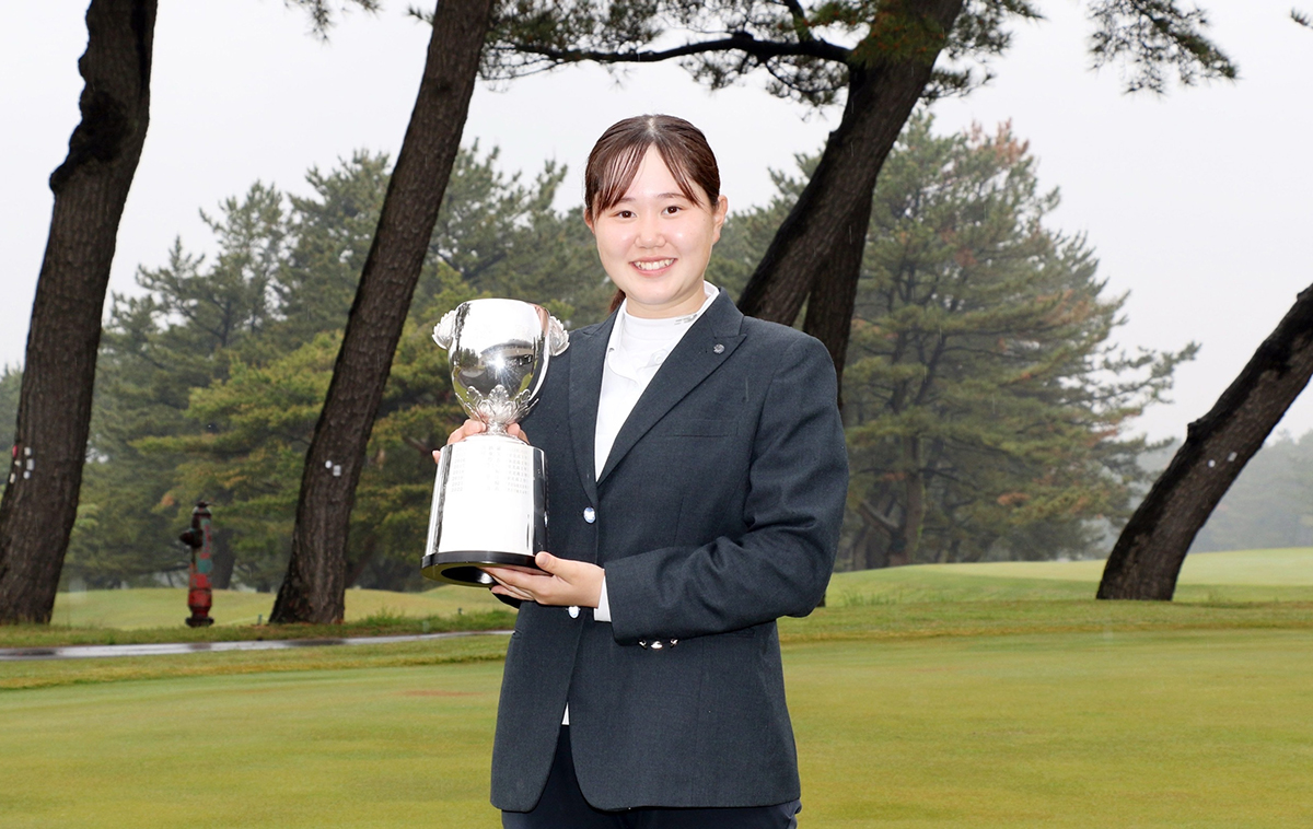 東北高校3年だった2023年、「東北女子アマ」で優勝を果たすなど勝利を重ねてきた（本人提供）