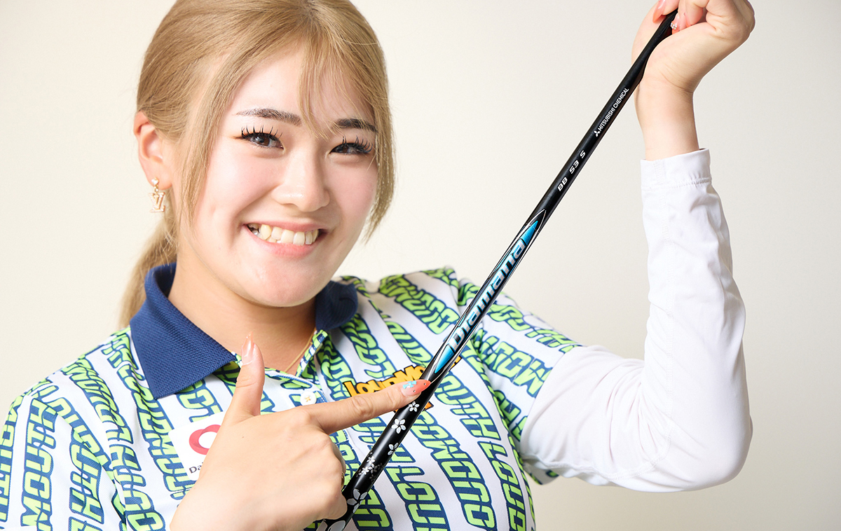 桑木志帆の強さを引き出す「クセのない」シャフト