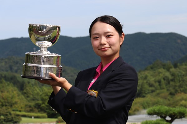 2023年 日本学生ゴルフ選手権 最終日 吉田潔咲 女子も日大3年の吉田潔咲が頂点に