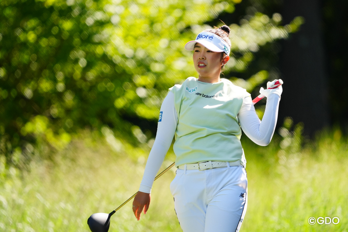 1Wショットがラフにつかまる場面も 2026年 FM選手権 3日目 山下美夢有