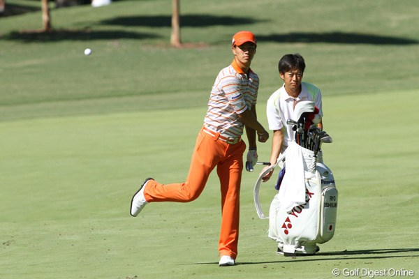 2011年 全米プロゴルフ選手権 事前情報 石川遼 今季メジャー最終戦の開幕前日に練習ラウンドを行った石川遼。いよいよプレーボール