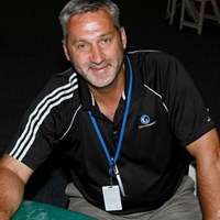 フランク・ノビロ／ニュージーランド出身のプロゴルファー。現在はゴルフチャンネルで解説者を務めている。 2011年 全米プロゴルフ選手権 フランク・ノビロ氏