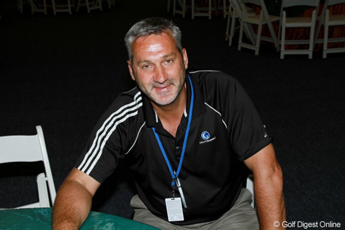 フランク・ノビロ／ニュージーランド出身のプロゴルファー。現在はゴルフチャンネルで解説者を務めている。 2011年 全米プロゴルフ選手権 フランク・ノビロ氏