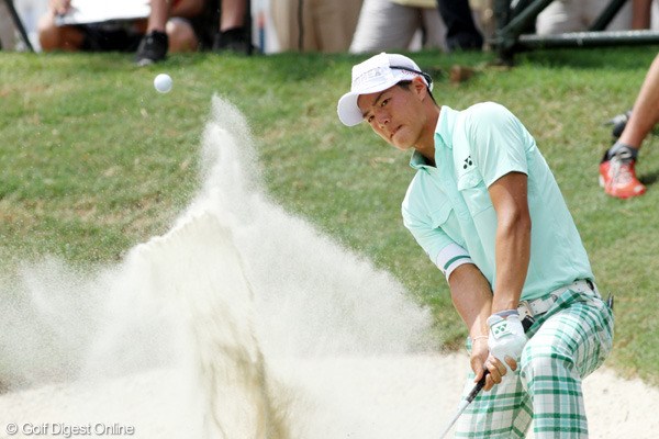 2011年 全米プロゴルフ選手権 初日 石川遼 石川遼はプロ転向後ワーストスコアとなり、予選通過が絶望的に