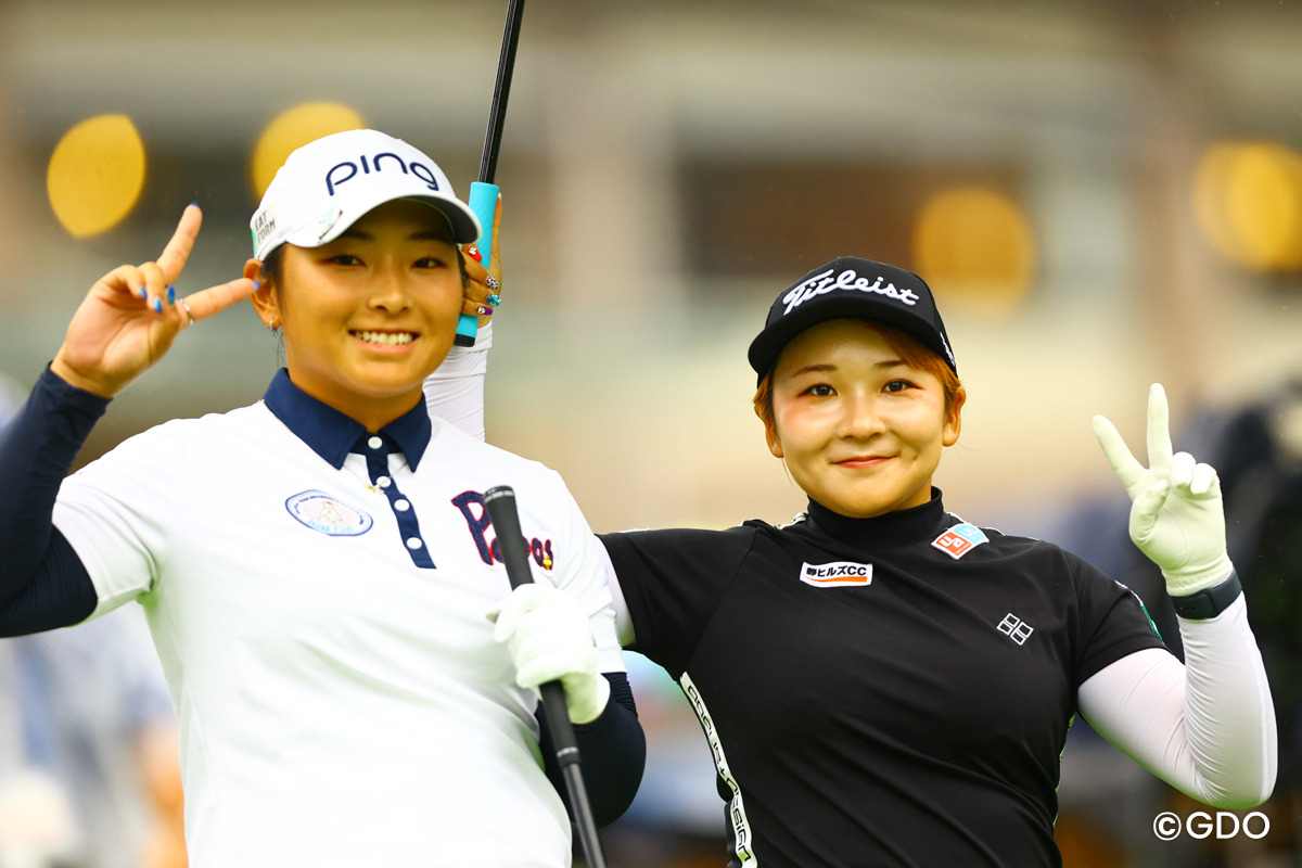 チョキ頂きました 2026年 ソニー日本女子プロゴルフ選手権大会 2日目 平岡瑠依 大須賀望