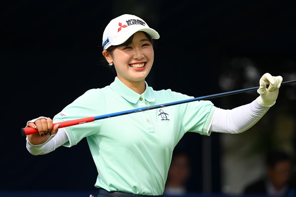 メジャー初優勝を目指す吉澤柚月が首位で後半へ（Hiromu Sasaki/JLPGA via Getty Images）