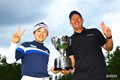 今季日米3勝目にして初めて両親に優勝を見せることができた