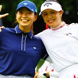 「めちゃめちゃ楽しかった」渋野日向子との1年ぶり競演 河本結が納得の3位発進