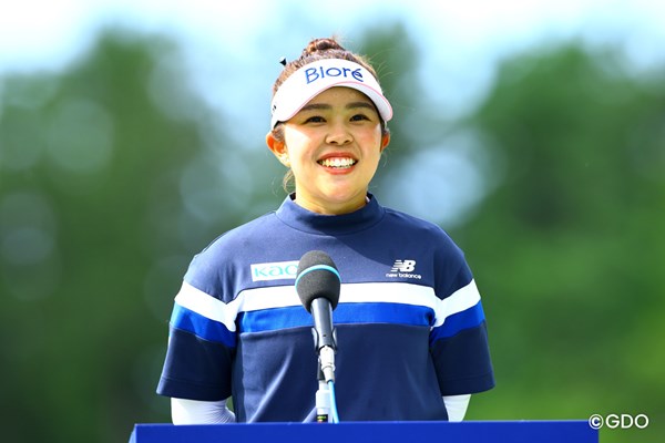 山下美夢有が1000万円を寄付（写真は2026年ソニー日本女子プロゴルフ選手権大会）