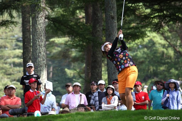 2011年 NEC軽井沢72ゴルフトーナメント 初日 福嶋晃子