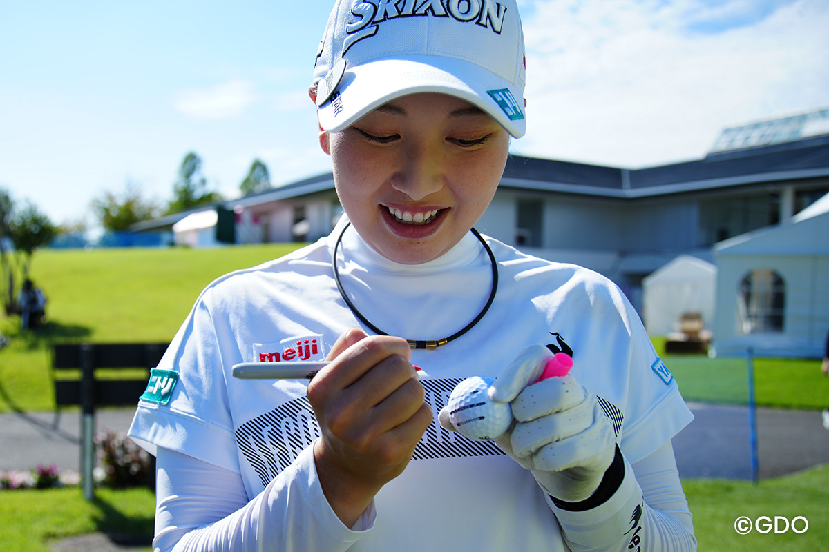 小祝さくらは新ボールの3本線が気に入った 2026年 ミヤギテレビ杯ダンロップ女子オープンゴルフトーナメント 事前 小祝さくら