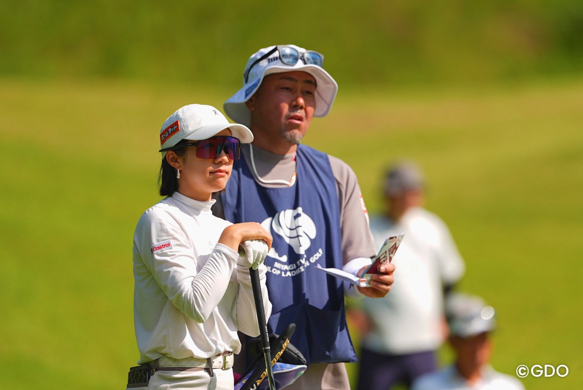 2026年 ミヤギテレビ杯ダンロップ女子オープンゴルフトーナメント 初日 大江香織 谷原秀人