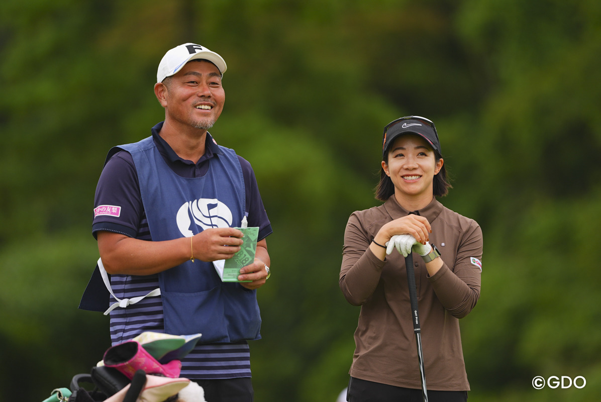 ベテラン男子プロ…勉強になります 2026年 ミヤギテレビ杯ダンロップ女子オープンゴルフトーナメント 2日目 大江香織 谷原秀人