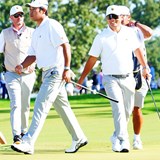 松山英樹&久常涼は世界1位ペアに黒星 世界選抜リードで最終日へ