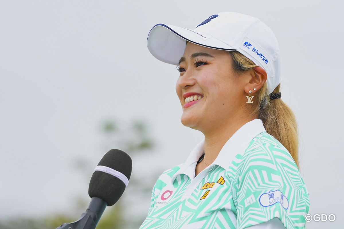 「全英」優勝以来の笑顔 2026年 ミヤギテレビ杯ダンロップ女子オープンゴルフトーナメント 最終日 桑木志帆