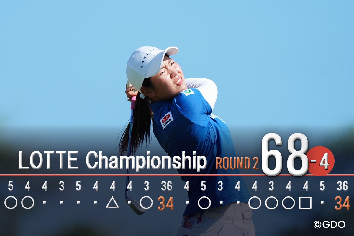 2026年 ロッテ選手権 2日目 櫻井心那