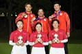 日本代表メンバー全員で記念撮影（JGA提供）