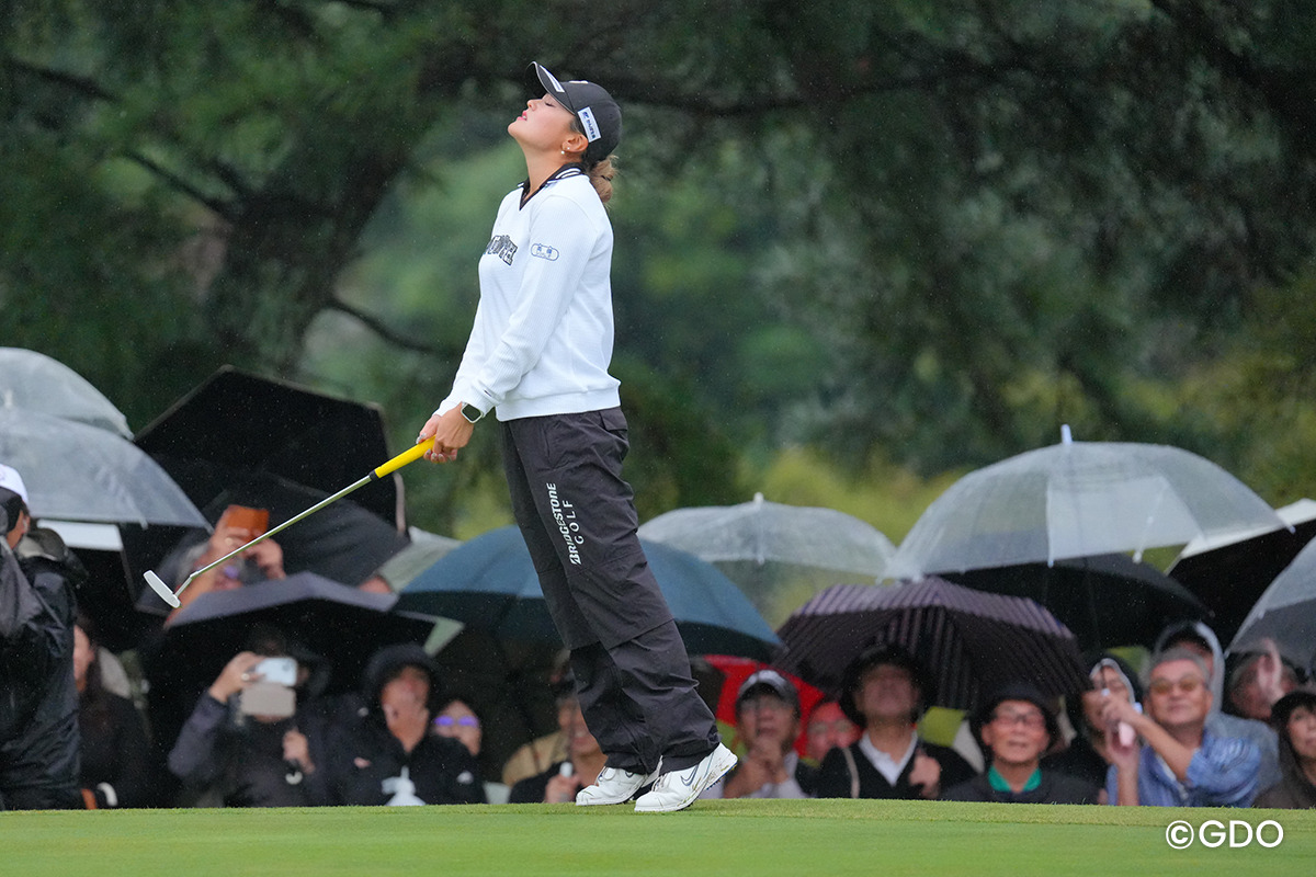プレーオフ1ホール目、惜しくもバーディならず 2026年 日本女子オープンゴルフ選手権 最終日 桑木志帆
