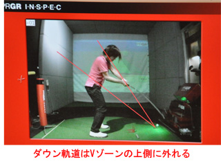 山口さんダウンスイング 