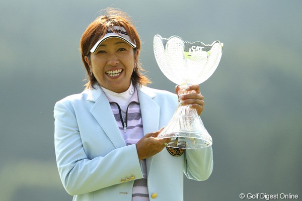 昨年、2年ぶりの優勝を飾った福嶋晃子